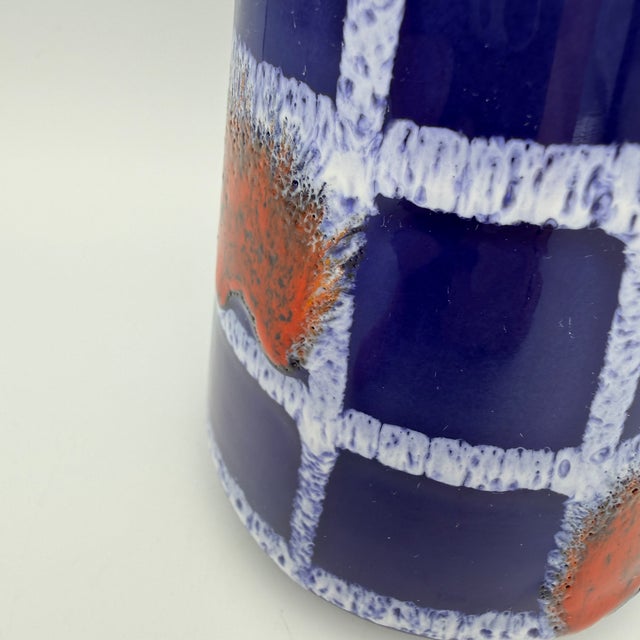 1960s Vintage Vase in Fat Lava from Ilkra Edelkeramik, 1960s For Sale - Image 5 of 11