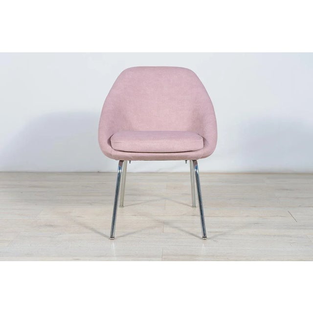 Mid-Century Modern Armchair Chrome and Fabric , 1960s For Sale - Image 3 of 10