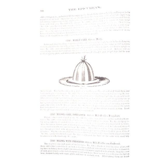 "The Epicurean: A Complete Treatise of Analytical and Practical Studies on the Culinary Art" 1920 Ranhofer, Charles [Delmonico's] For Sale - Image 10 of 11