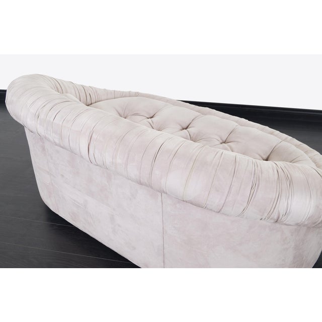 Gray Vintage Italian "Cloud" Loveseat For Sale - Image 8 of 9