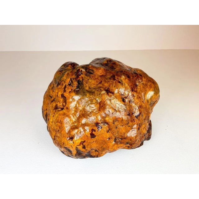 Large Swedish Folk Art Organic Burl Bowl, 1960s For Sale - Image 13 of 16