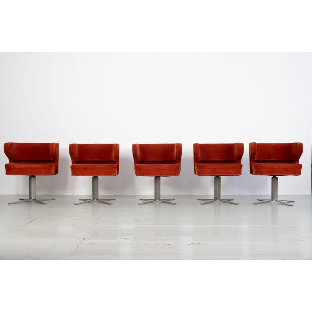 Five Poney Swivel Chairs by Gianni Moscatelli for Formanova, Italy, 1970s, Set of 5 For Sale - Image 18 of 18