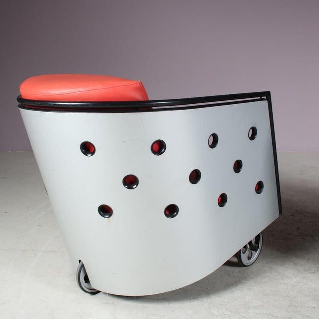 These special “HumptyDumpty” lounge chairs were a pre-production showmodel designed by Pierre Mazairac & Karel Boonzaaijer...