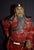 Vintage Chinese Shiwan Pottery Guan Yu Statue Oxblood Glazed Ceramic Guan Gong For Sale - Image 12 of 18