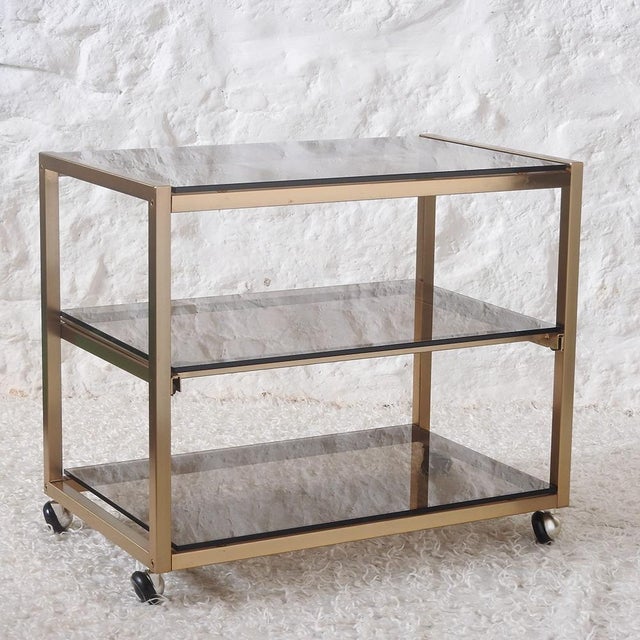 1970s Vintage Side Trolley, France, 1970s For Sale - Image 5 of 18