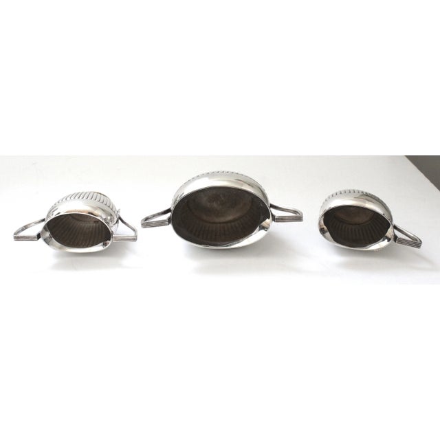 Silver Antique Silver Plate Coffee & Tea Set, Hukin & Heath, Birmingham, England- 5 Pieces For Sale - Image 8 of 13