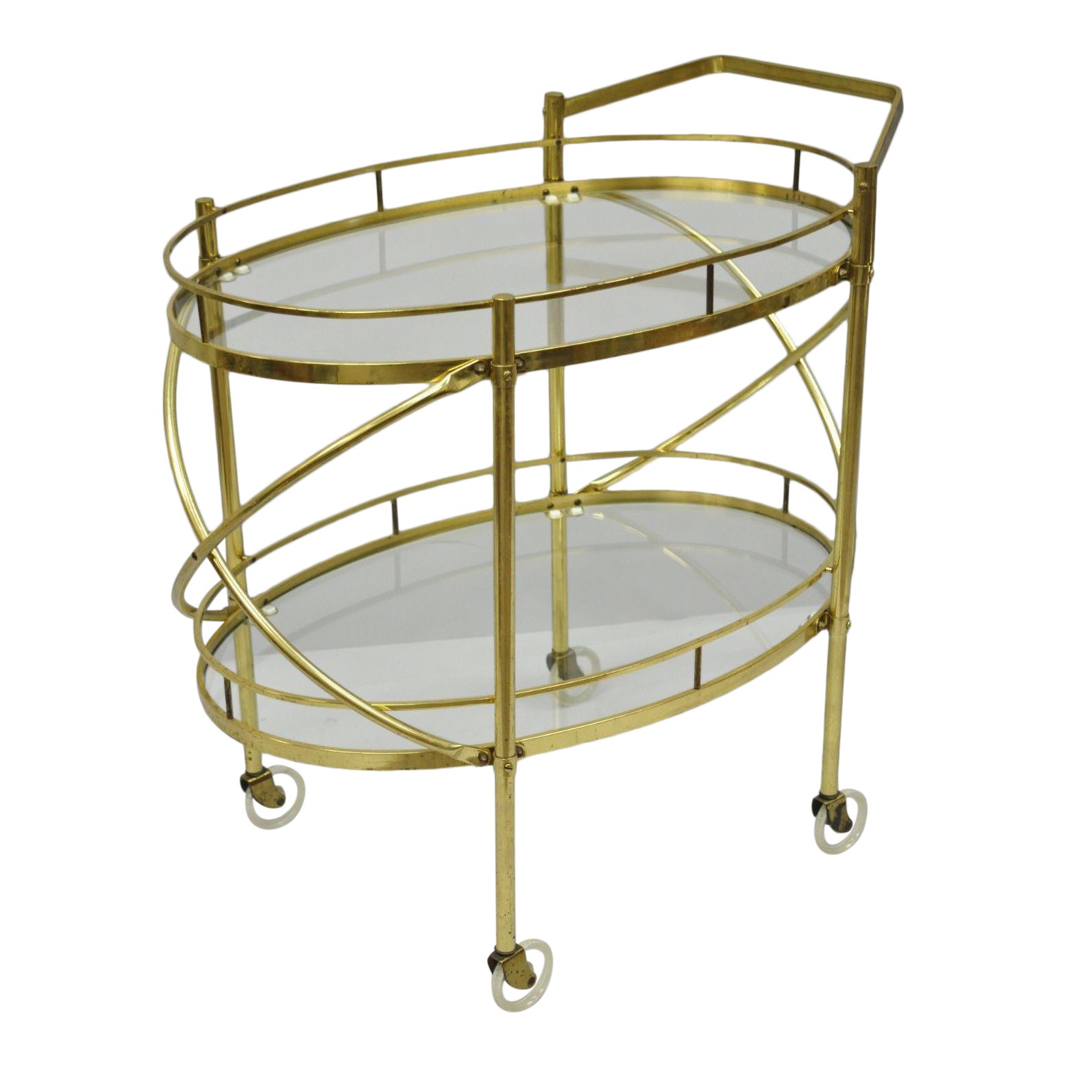 Barware Home & Living Kitchen & Dining 1950s ShopEleanorLouise Vintage MCM Metal and Glass Mini