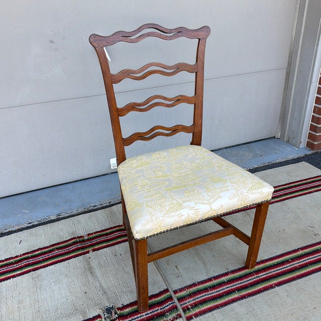 Antique Mahogany Chippendale Ribbon Back Side Chair, Massachusetts, Circa 1800 For Sale - Image 12 of 12