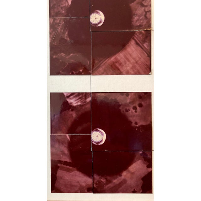 Bauhaus Vera SimonsFields Pattern, Wrist Watch, Photo Mosaic Collage Aerial Landscape Photograph, c.1970s For Sale - Image 3 of 4