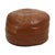 Vintage Round Faux Leather Ottoman, 1970s For Sale - Image 14 of 14