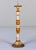 Early 20th Century Italian Pricket Stick in Brown and White For Sale - Image 10 of 11