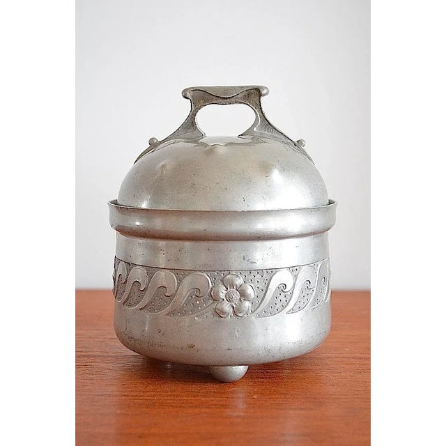Gray Art Nouveau Lidded Box, 1910s For Sale - Image 8 of 8