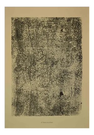 Jean Dubuffet, Text Speckled, Lithograph, 1959