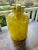 Rustic European Vintage Yellow Italian Pottery Vase With Handle For Sale - Image 3 of 7
