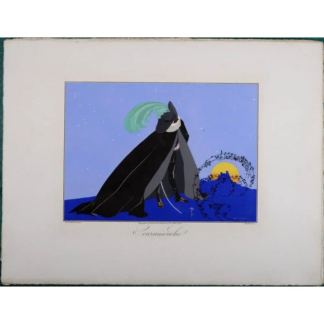 Umberto Brunelleschi, Scaramouche, 1914, Original Pochoir For Sale - Image 3 of 7