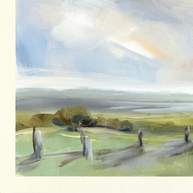 Landscape Study 253 - Earthy Mixed Media Painting on Canvas Paper Original Artwork by Jodi Miller For Sale - Image 4 of 6