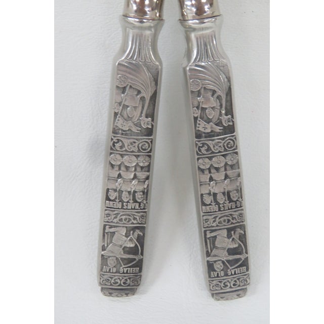 Metal Hardanger Sylvplett Konge Tinn Viking Nutcracker Norwegian Royal Pewter 5097b For Sale - Image 7 of 14
