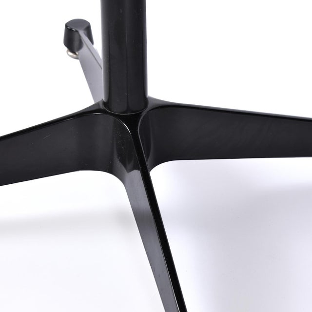 Vintage Charles Eames for Herman Miller Rectangular White and Black Side Table For Sale - Image 6 of 12