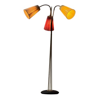 Mid-Century Floor Lamp with Gooseneck, 1960s For Sale