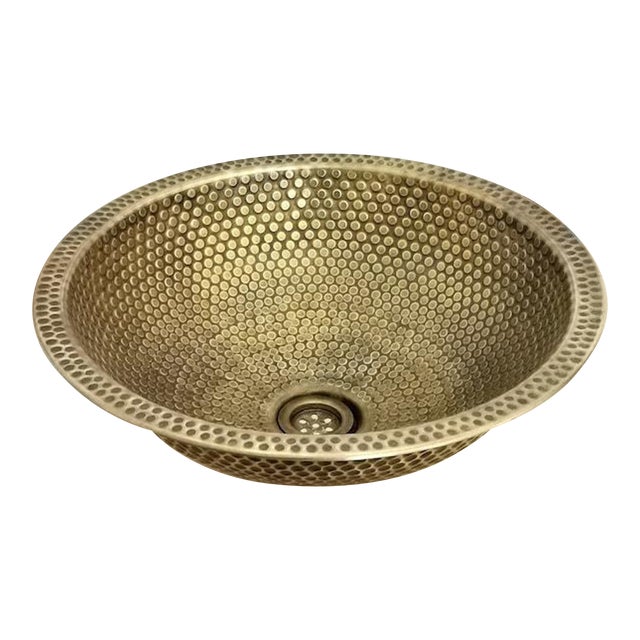 Custom Brass Sink for Bathroom, Vessel, Drop in & Undermount Brass Aged Sink For Sale
