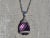 The Ivanna Ladies Bold Amethyst and Diamond Necklace in 14K. Crafted in 14 karat white gold, this ladies necklace features...