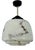 Art Deco Pendant Light in Marble Glass, 1930s For Sale
