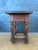 Wood Spanish Renaissance Revival Oak Side Table with Drawer, Early 20th Century For Sale - Image 7 of 8