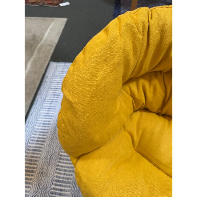 Yellow Faye Toogood for Driade Roly Poly Ochre Armchair For Sale - Image 8 of 12