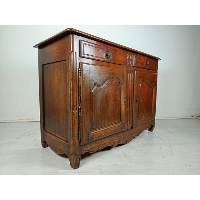 Louis XV Walnut Sideboard For Sale - Image 3 of 18