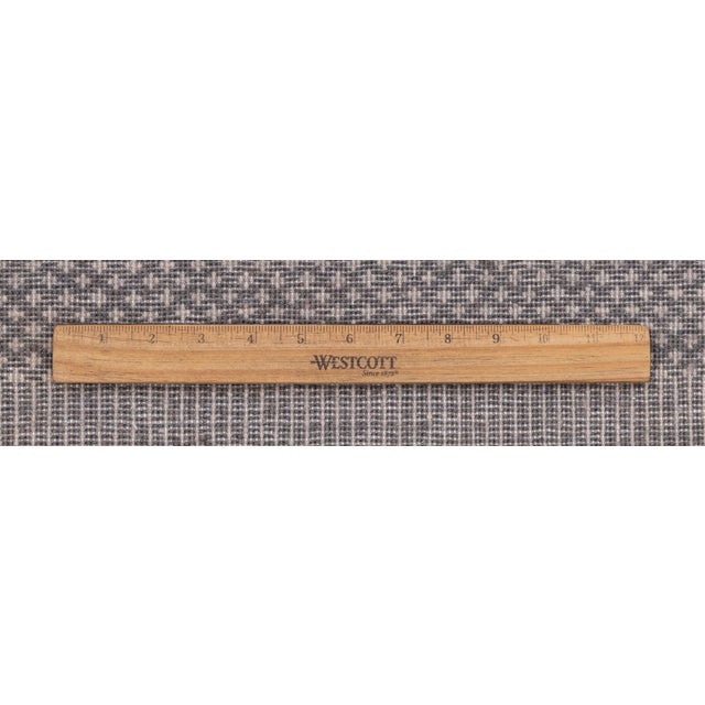9' x 12' Savannah Hand Knotted Modern Dark Grey Wool & Silk Rug For Sale - Image 13 of 18