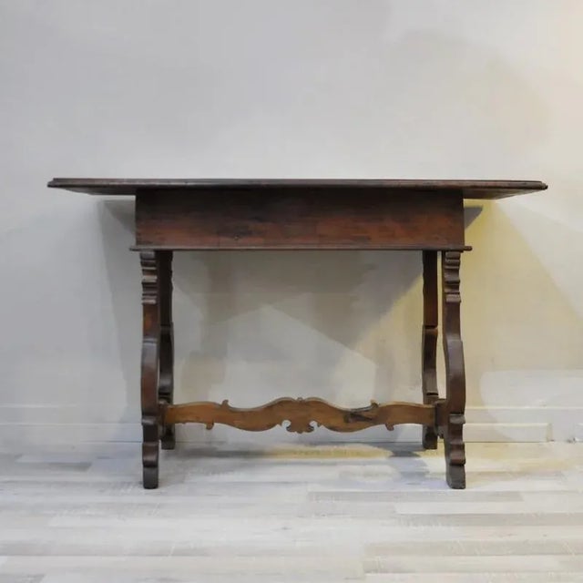 Antique Walnut Desk, 1800s For Sale - Image 3 of 6