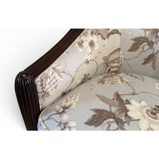 Thomasville Exposed Wood Art Deco Lounge Chairs, a Pair For Sale - Image 12 of 18