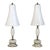 Petite Pair of Petite Maison Charles Style Boudoir Lamps For Sale