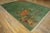 1930s Green Open Floral Antique Chinese Art Deco Carpet 8' 7" X 11' 4" Knotted Pile Wool Rug For Sale - Image 4 of 12