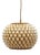 Mid-Century Modern Rattan Wicker Pendant Light, Italy, 1960s For Sale