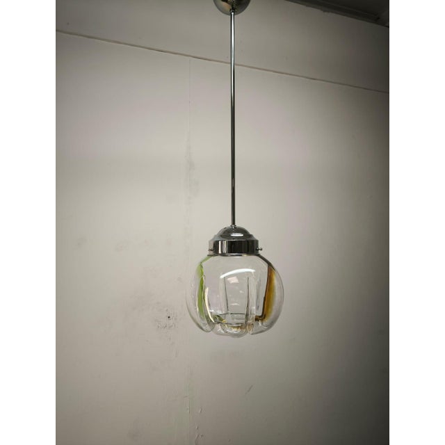 Murano Glass Pendant Lamp, 1970s For Sale - Image 10 of 18