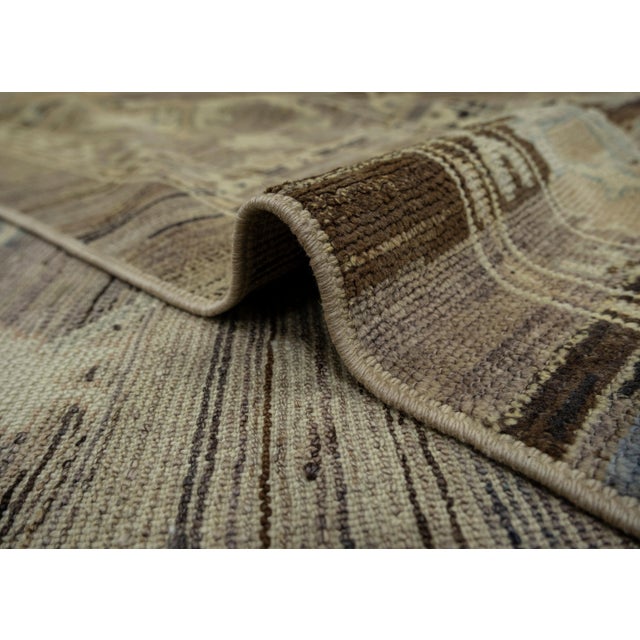 Textile Turkish Old Wool Oushak Rug 8'9" x 12'1" For Sale - Image 7 of 7