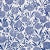 Schumacher Sample - Schumacher Chrysanthemum Wallpaper in Blue For Sale - Image 4 of 4