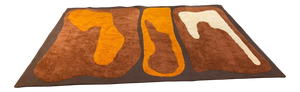Vintage Abstract Rug, 1980s