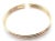 18k White & Yellow Gold Cuff Bangle Bracelet by Van Cleef & Arpels. *This bracelet comes with service paper from a Van...