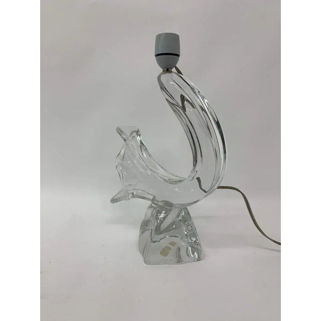 1950s Vintage French Table Lamps in Crystal from Daum, 1950s, Set of 2 For Sale - Image 5 of 7