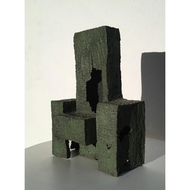 Italian Cast Iron Abstract Sculpture by Urano Palma, 1985 For Sale - Image 15 of 18