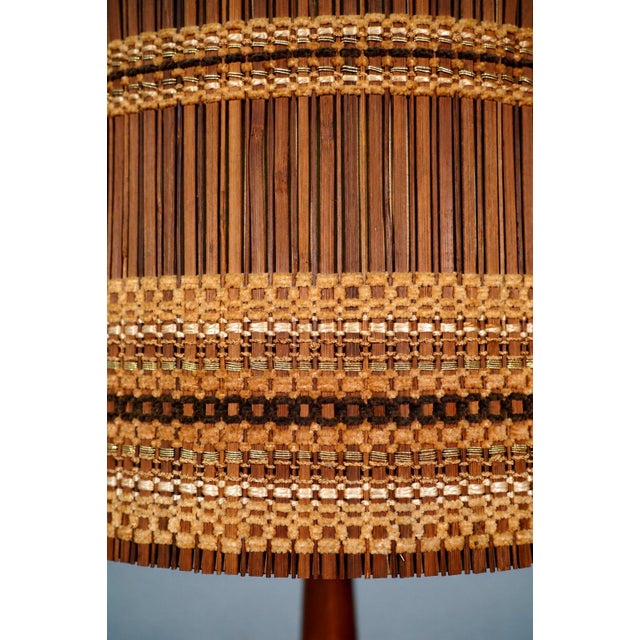 A stunning, authentic piece of mid-century modern design history. This c. 1958 XL table lamp features a beautiful...