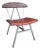 Widdicomb Mueller Aluminum and Wood Side Chair For Sale