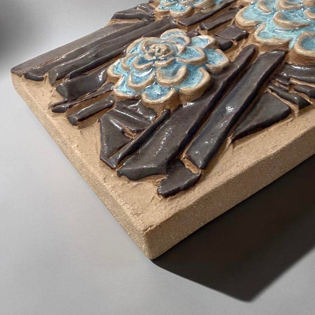 Mid-Century Modern Ceramic Wall Relief by Marianne Starck for Michael Andersen, Denmark, 1970s For Sale - Image 3 of 8