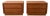 1980s Postmodern Nightstands in Caramel Burl Veneer – Pair For Sale