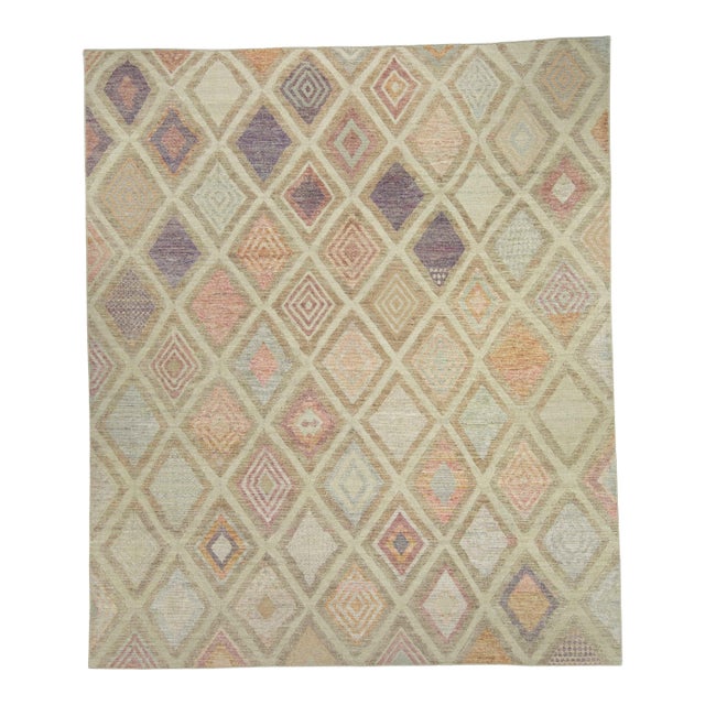 Turkish Kilim Oriental Handmade Flatweave 9'10" x 11'6" #18679 For Sale