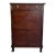19th Century Classical Charles X Burled Mahogany Secretaire a Abattant For Sale