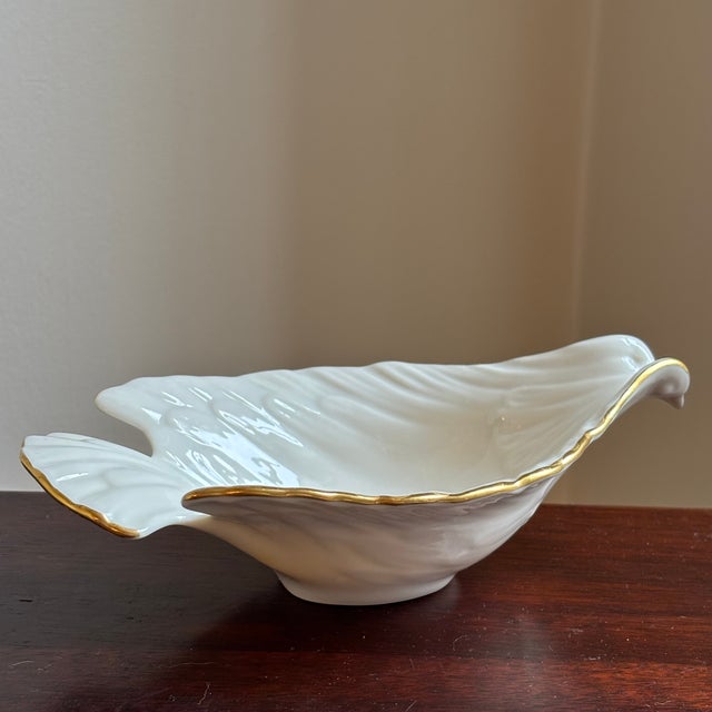 Ceramic Vintage Lenox Porcelain Dove Catchall / Candy Dish For Sale - Image 7 of 15