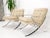 Ludwig Mies van der Rohe Pair of Mid-Century Modern Polished Stainless Steel Bauhaus Arm Lounge Chairs For Sale - Image 4 of 13